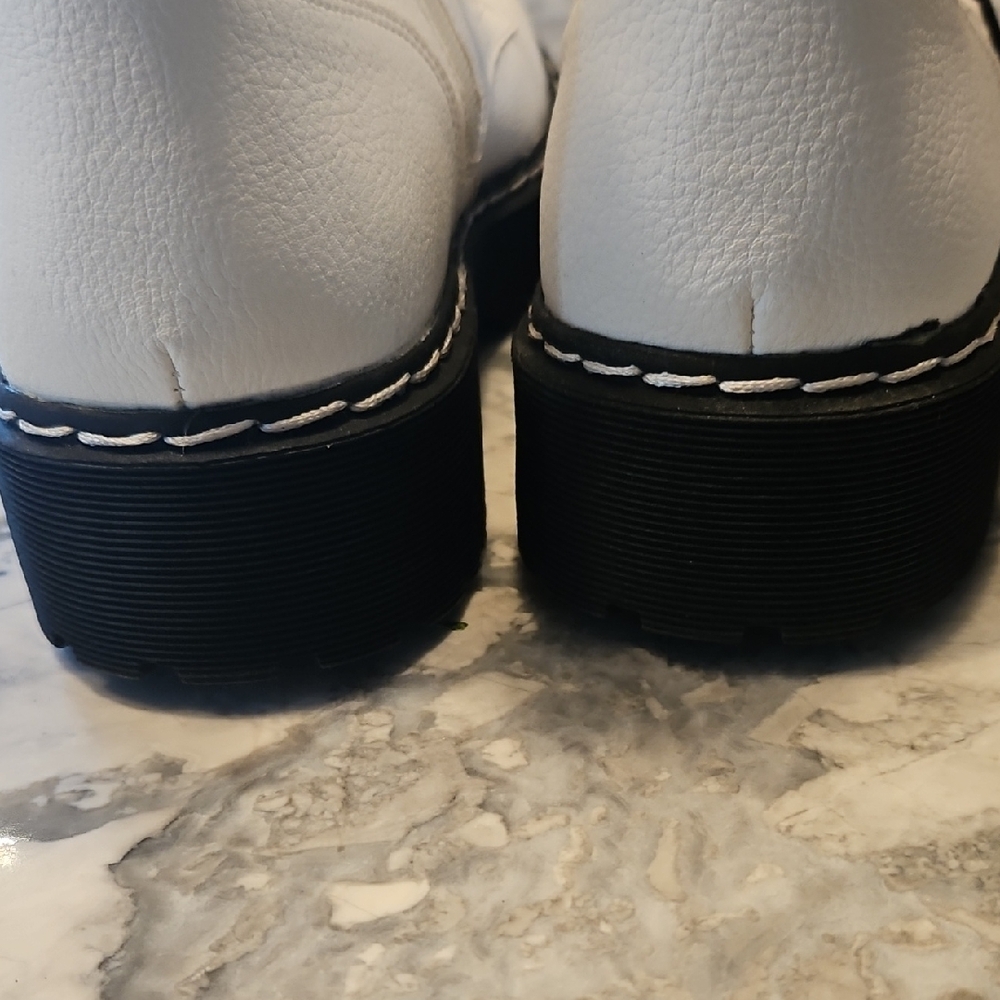 Never Worn Sincerely Jules White Combat Boots - Picture 5 of 10